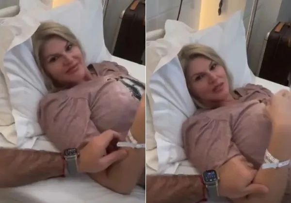 Val Marchiori inicia tratamento contra o câncer de mama com apoio da família