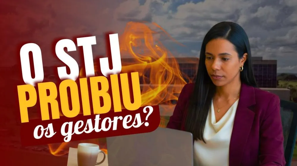 O STJ proibiu gestores de divulgar em seu perfil pessoal obras institucionais?
