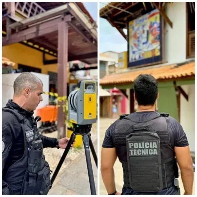 Scanner 3D reforça perícia em incêndio na Praia do Forte