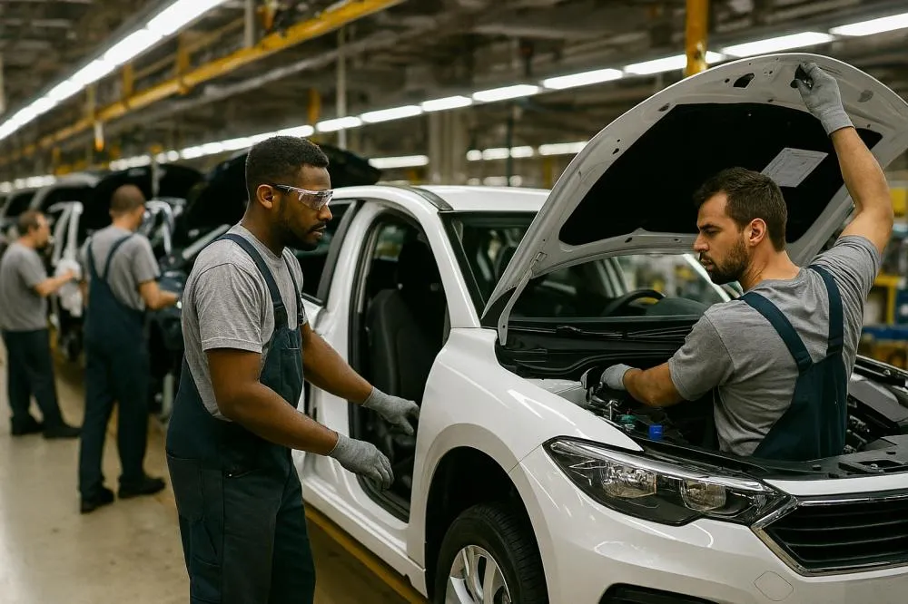 Trabalhadores da BYD em Camaçari paralisam atividades e exigem melhores condições nas terceirizadas