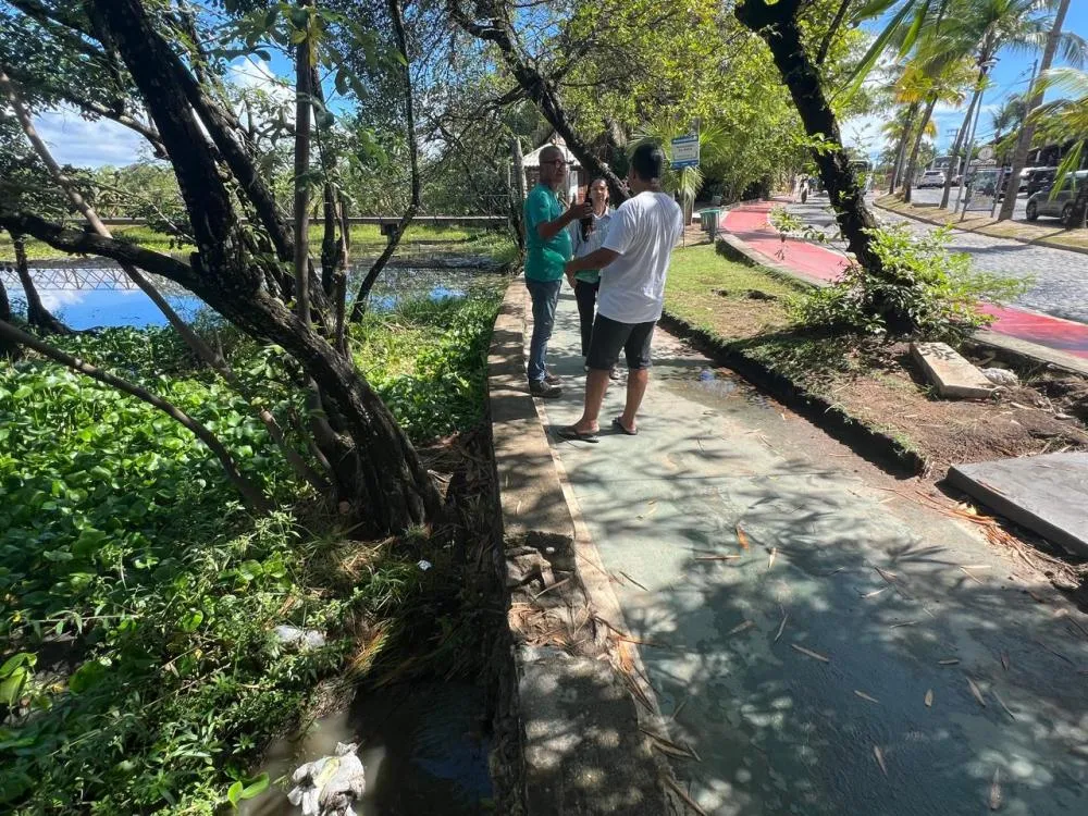 Prefeitura registra novo extravasamento de esgoto na Lagoa Timeantube e adota medidas preventivas