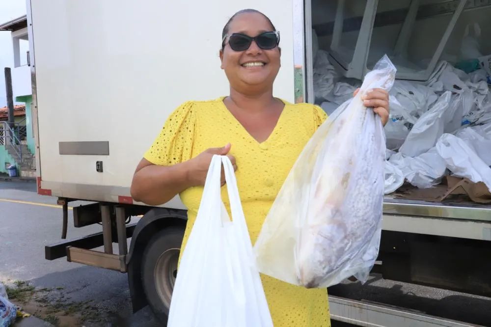 Semana Santa: Prefeitura distribuirá 8 toneladas de peixe para famílias em situação de vulnerabilidade