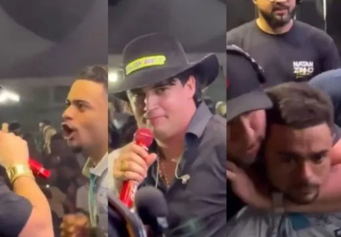 Show de Natanzinho Lima é interrompido após invasão de palco