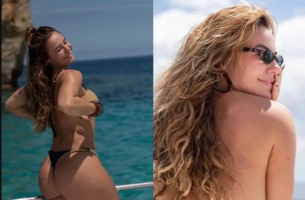 Paolla Oliveira encanta seguidores com fotos na costa italiana