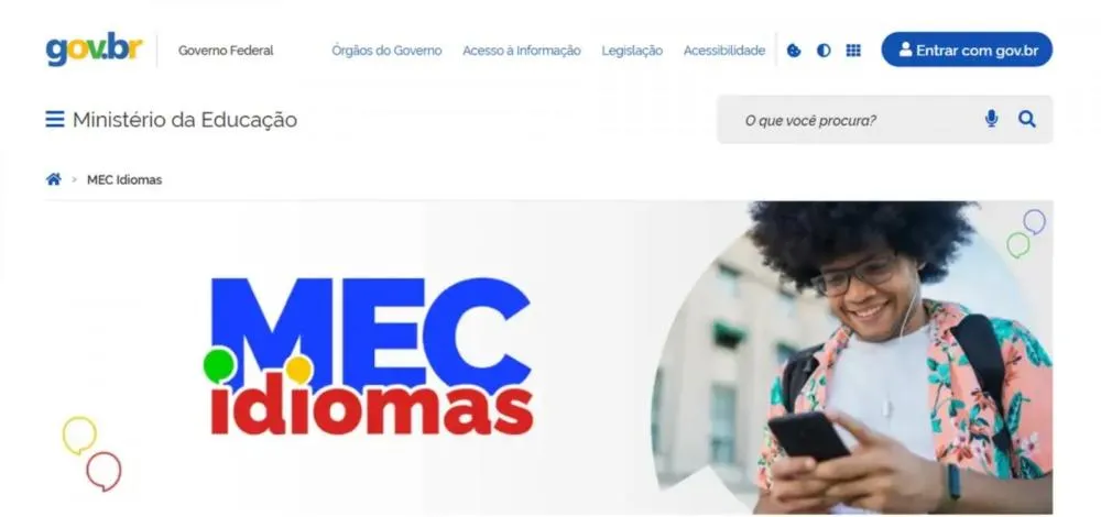 MEC lança plataforma gratuita para idiomas
