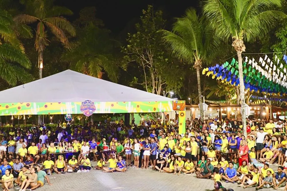 COPA: Vila Gastronômica recebe telão para transmissão do jogo do Brasil nesta sexta-feira (19) 