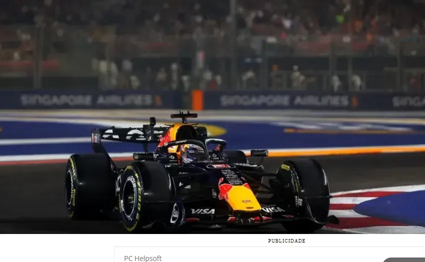 Verstappen larga na frente em Singapura, enquanto Bortoleto enfrenta desafio na Sprint