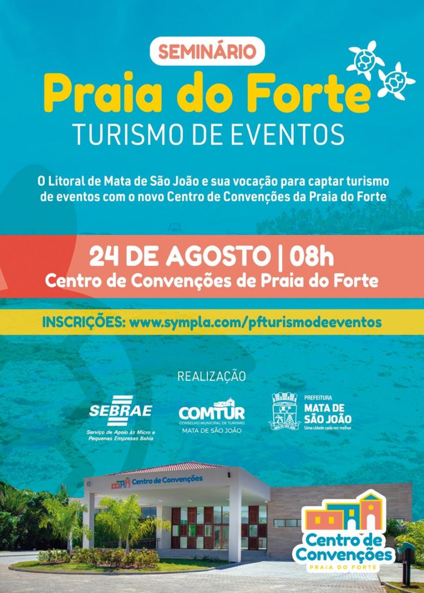 Praia do Forte sedia seminário sobre turismo de eventos no dia 24