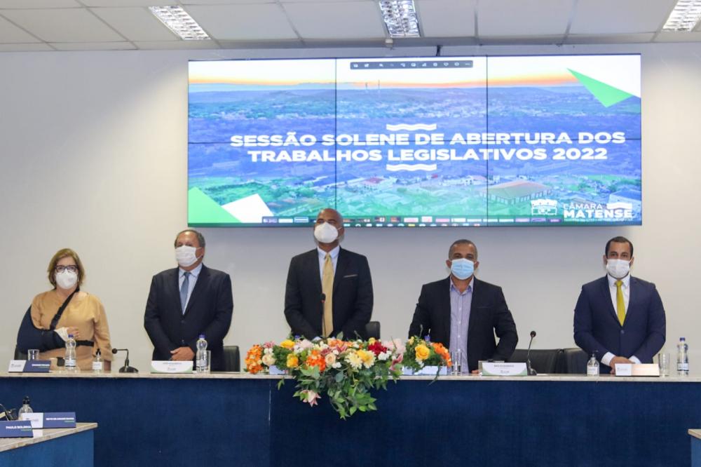 Sessão solene dá início a trabalhos Legislativos de 2022