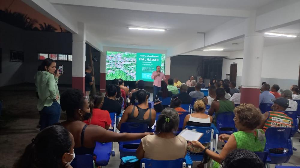 Projeto de desenvolvimento urbano é discutido com moradores de Malhadas