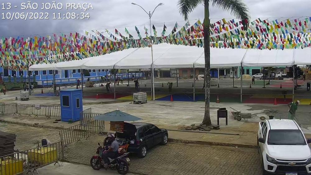 Videomonitoramento reforça segurança do São João de Mata com câmeras de 360 graus