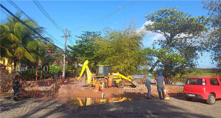 Prefeitura inicia obras de requalificação da Vila da Praia do Forte