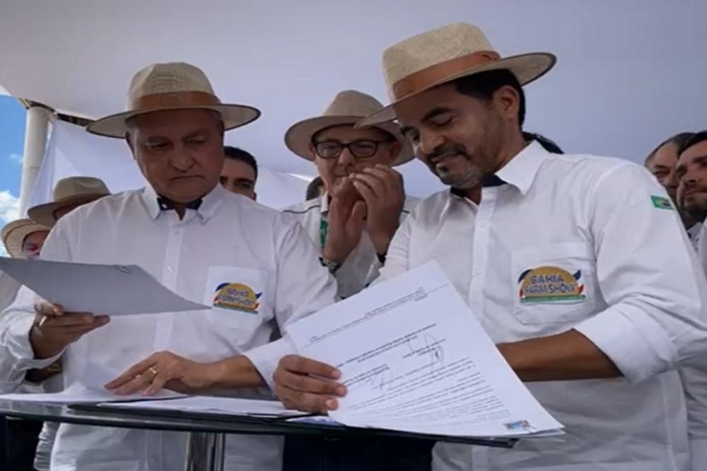 Governo da Bahia publica acordo firmado com o Tocantins sobre divisa entre os dois estados