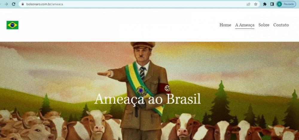 Domínio com nome de Bolsonaro é usado para fazer críticas ao presidente