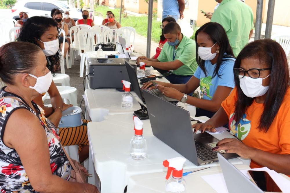 Ação itinerante da SEMPS leva serviços essenciais para Imbassaí