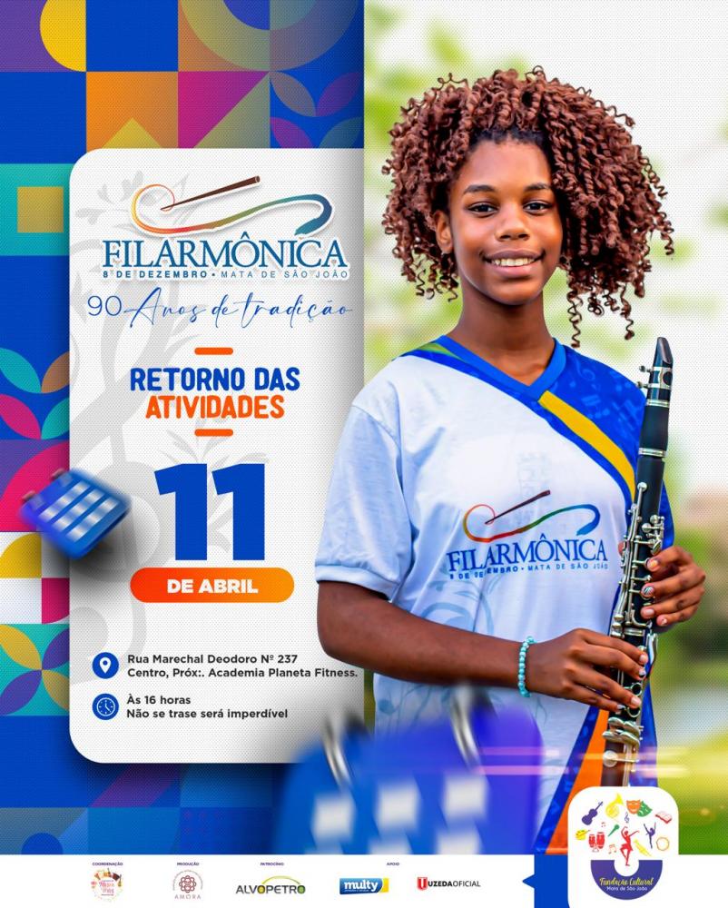 Mata de São João: Filarmônica retoma atividades