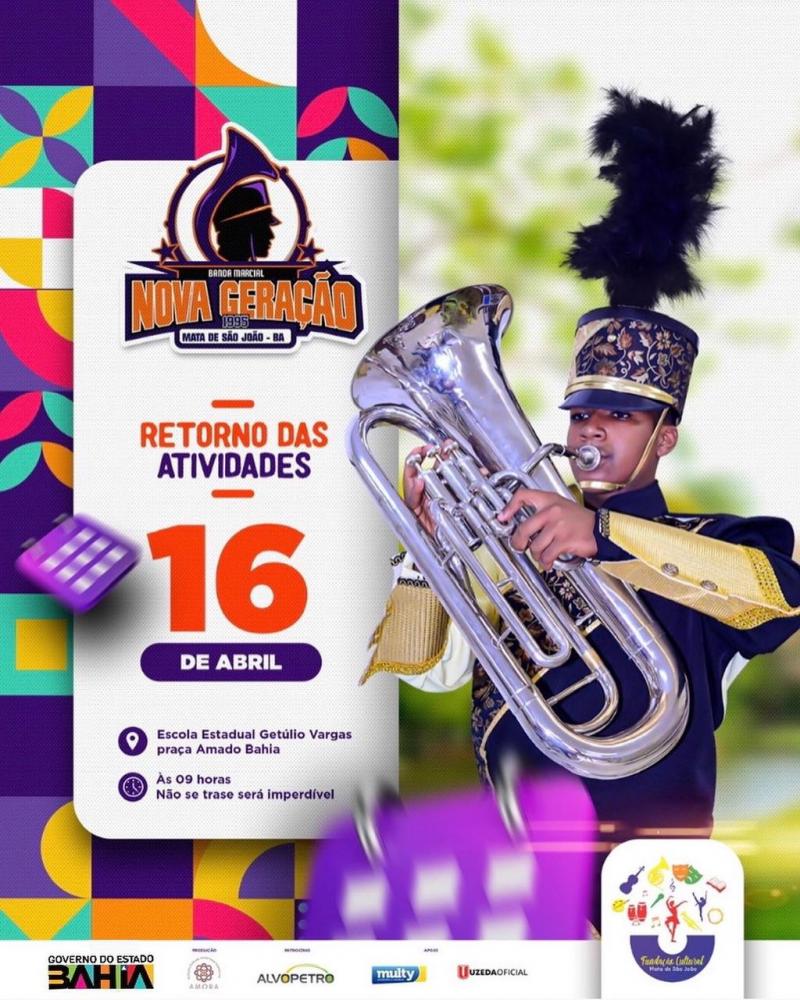 Banda Marcial Nova Geração abre inscrições