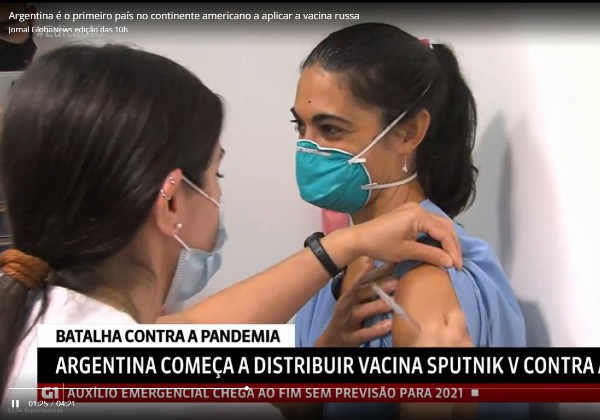 Argentina dá a largada na vacinação na América do Sul