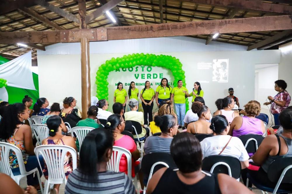 Programa Criança Feliz promove evento para celebrar o Agosto Verde, em Mata de São João
