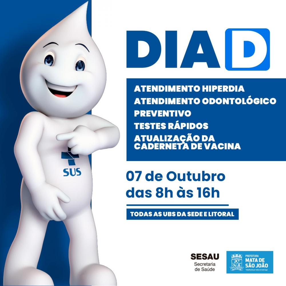 Prefeitura de Mata de São João promove dia D da saúde