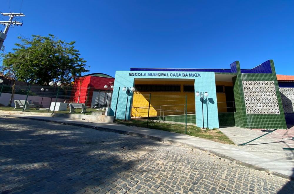 Prefeitura de Mata de São João se prepara para entregar a Creche Casa da Mata 
