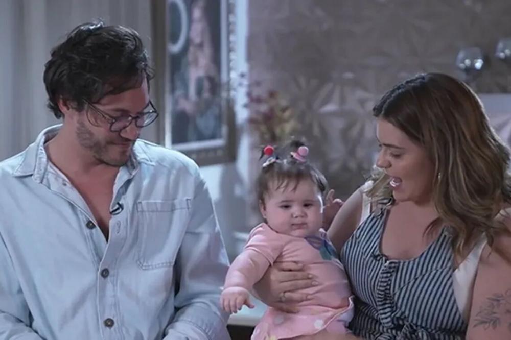 Viih Tube e Eliezer contam que pensaram em parar de postar fotos da filha de 7 meses após onda de xingamentos