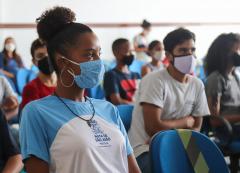 Alunos de Mata de São João iniciam programa Escola Aberta