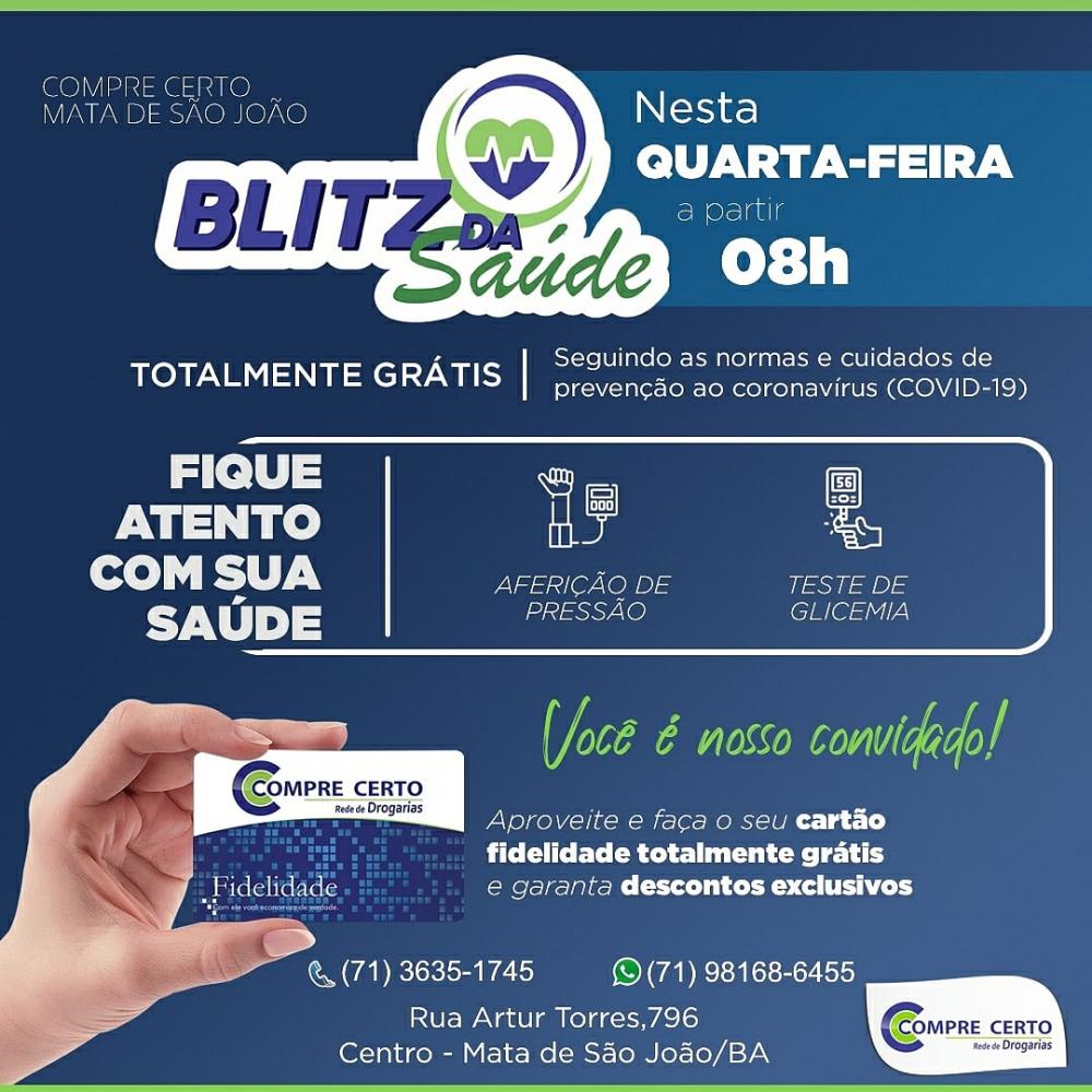 Drogaria Compre Certo promove ação no município