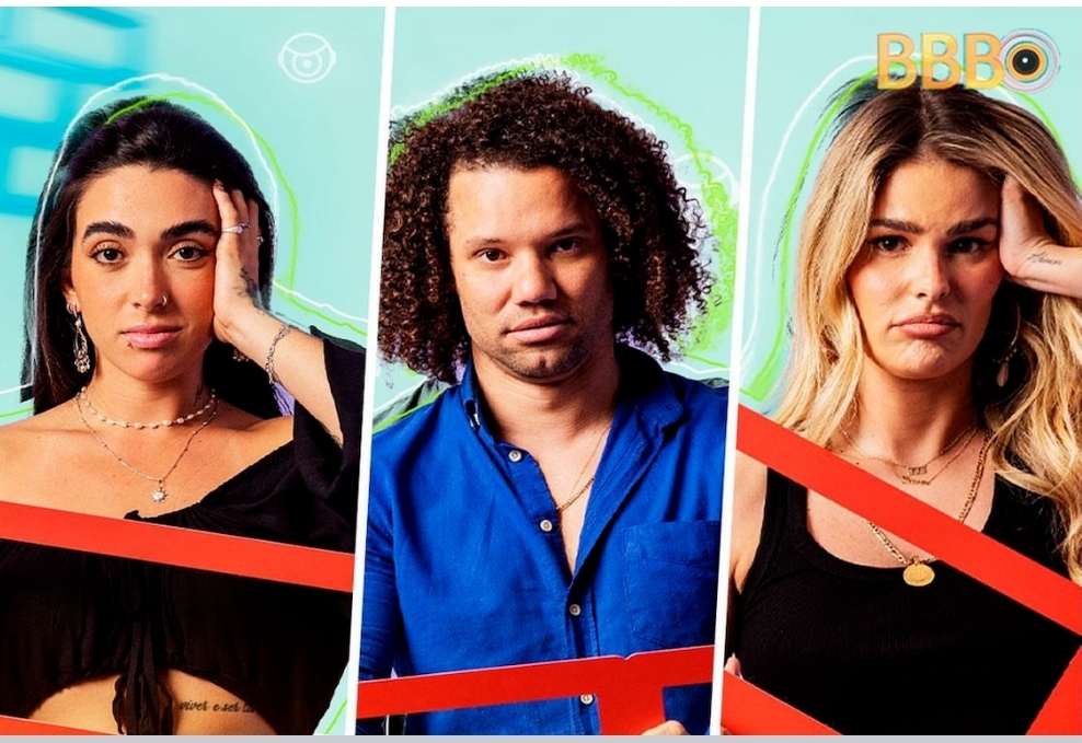 Maycon, Giovanna e Yasmin Brunet formam 1º paredão do BBB 24