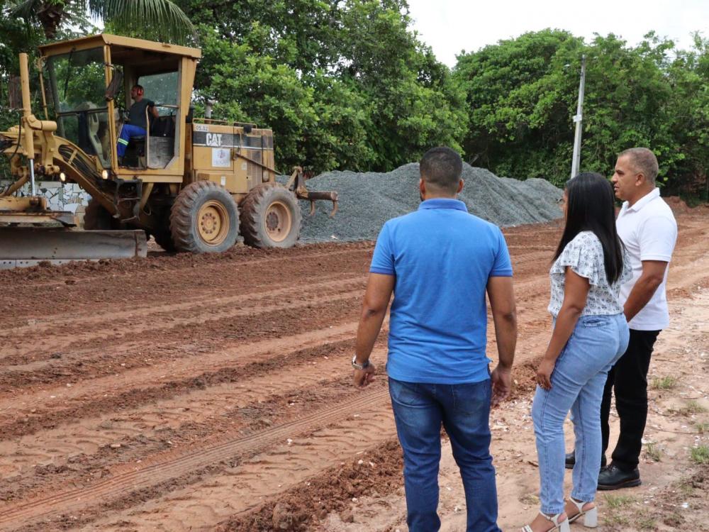 Prefeitura inicia obras de requalificação nos Mangues, em Amado Bahia