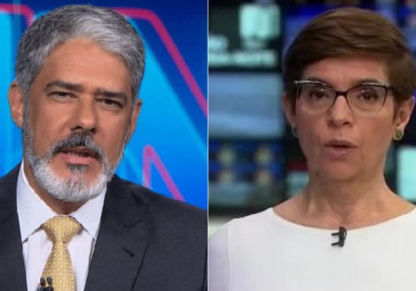 Bonner e Renata Lo Prete deixarão bancadas após decisão da Globo
