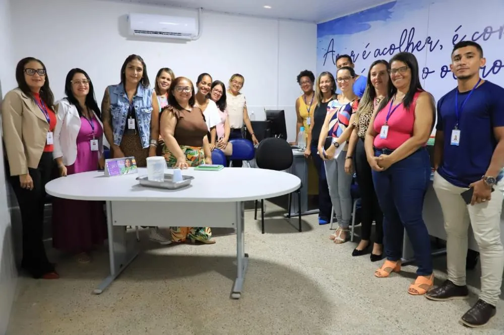 Equipe de Assistência Social do Estado visita a SEMPS, em Mata de São João