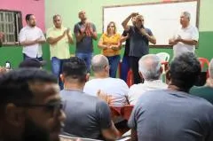 Barro Branco recebe apresentação de projeto para novos campos esportivos