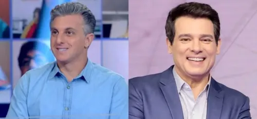 Luciano Huck e Celso Portiolli: salários revelados chamam a atenção