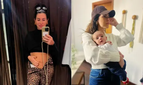Fernanda Paes Leme desabafa sobre mudanças no corpo após a gravidez