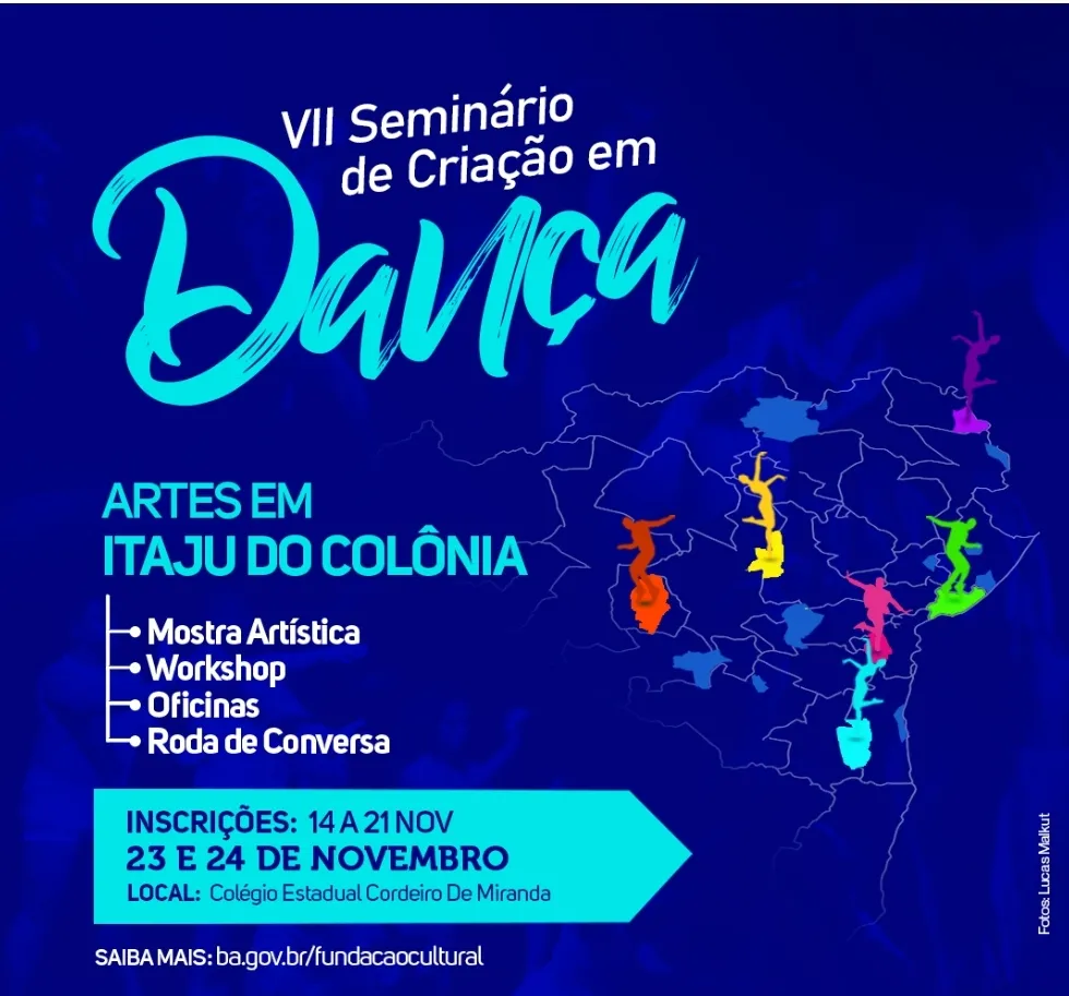 Funceb chega com o Seminário de Criação em Dança em Itaju do Colônia e Mata de São João