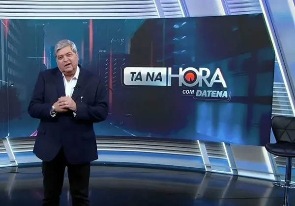 Datena estreia novo programa no SBT e recorda encontro com Silvio Santos; confira
