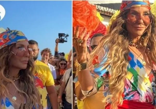 Ivete Sangalo reúne fãs e grava novo EP no Farol da Barra