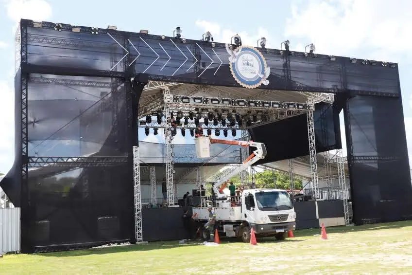 Estrutura para a Lavagem do Bonfim está quase pronta