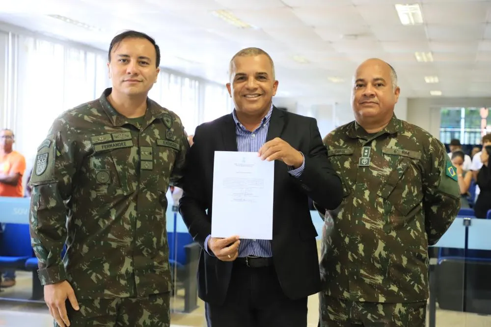 Prefeito Bira toma posse como presidente da Junta de Serviço Militar de Mata de São João
