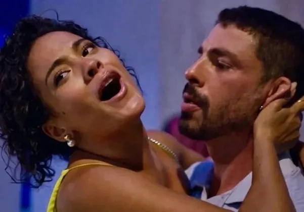 Após desentendimento, Bella Campos e Cauã Reymond voltam a gravar juntos; confira